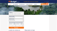 Desktop Screenshot of budget-guyane.com